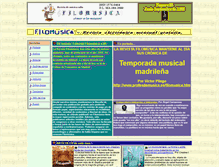 Tablet Screenshot of filomusica.com